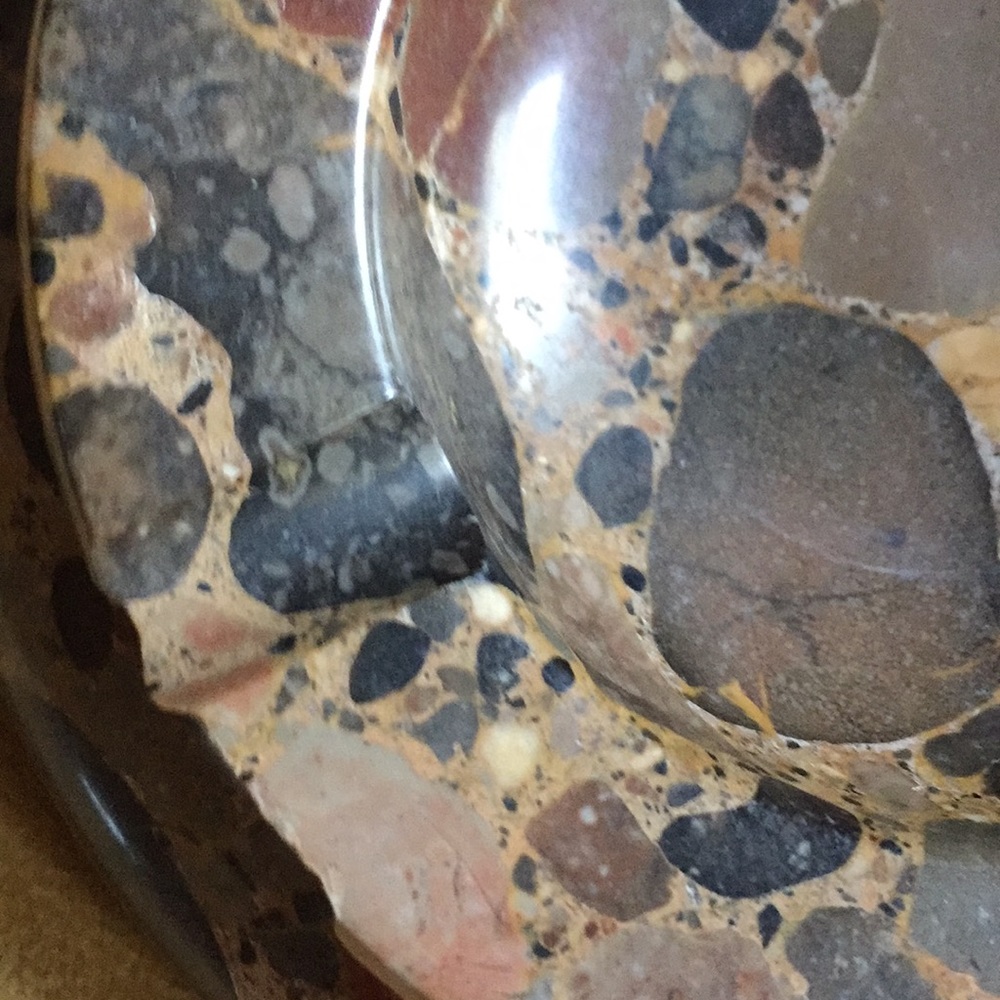 Marble stone rock ashtray - Picture 5 of 8